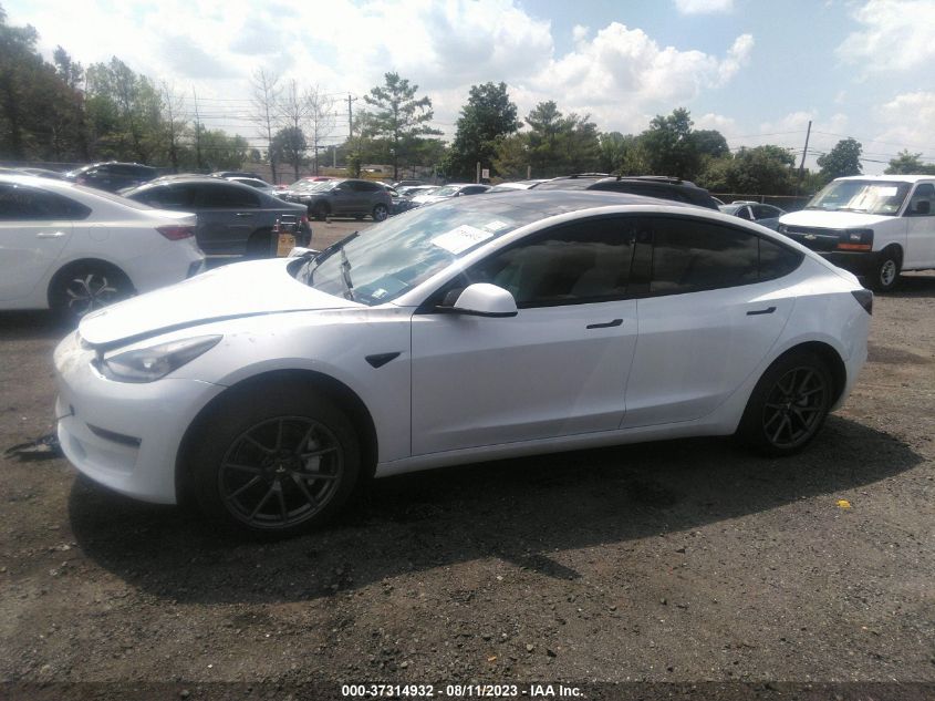 2021 TESLA MODEL 3 LONG RANGE - 5YJ3E1EBXMF062737