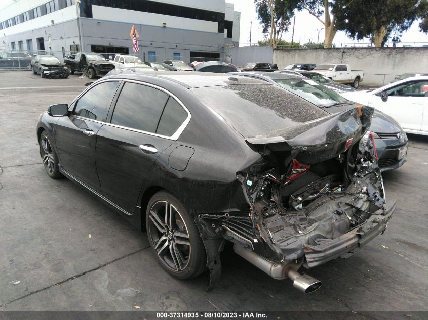 2017 HONDA ACCORD SEDAN TOURING - 1HGCR3F92HA010708