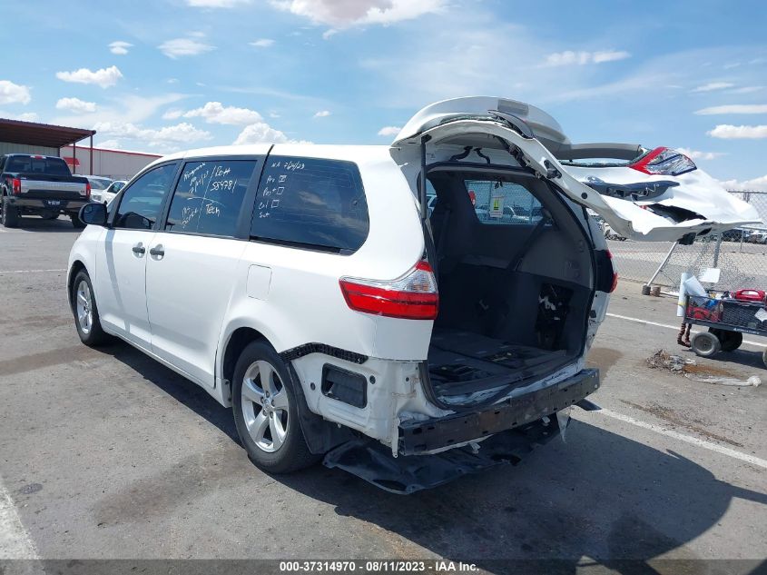 2015 TOYOTA SIENNA L - 5TDZK3DC2FS625075