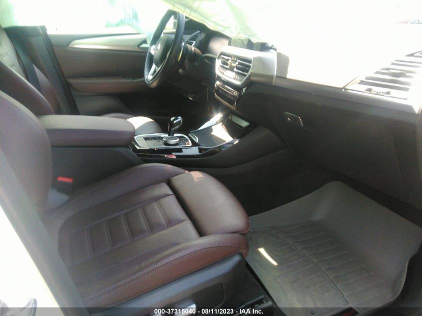 2022 BMW X3 XDRIVE30I - 5UX53DP03N9K64504