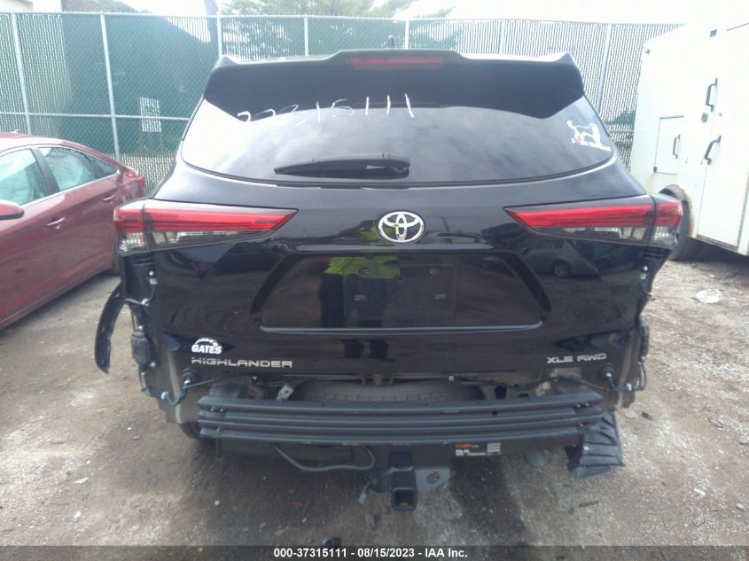 2020 TOYOTA HIGHLANDER XLE - 5TDGZRBH3LS509982