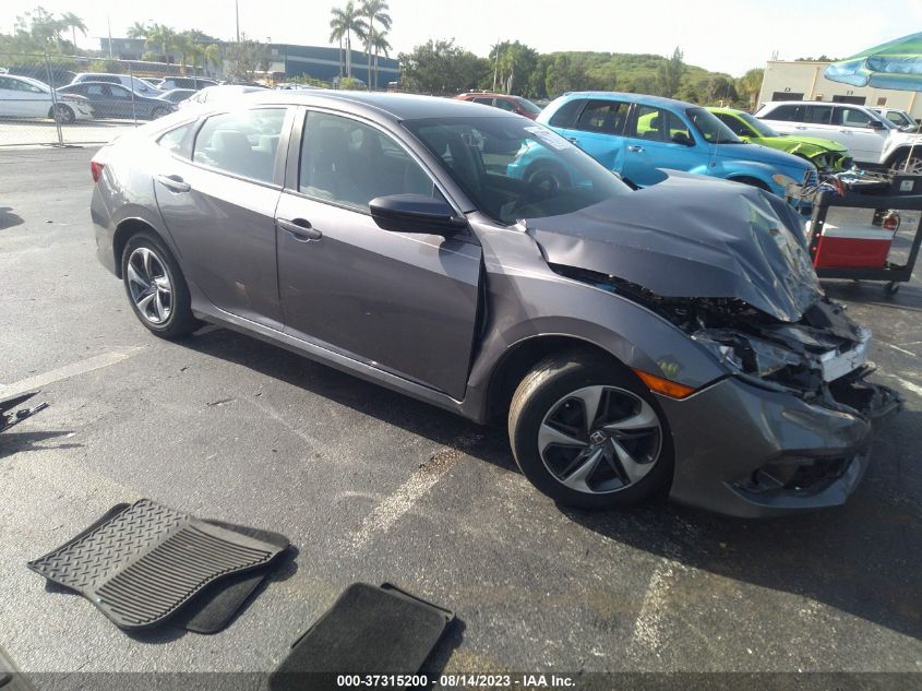 2020 HONDA CIVIC - 19XFV2F65LE013735