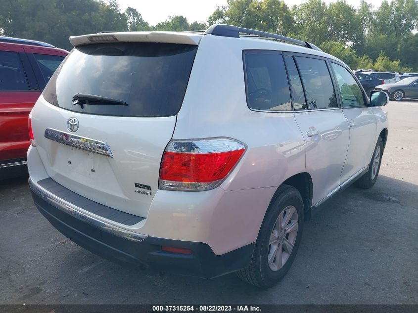2013 TOYOTA HIGHLANDER - 5TDBK3EH4DS276980