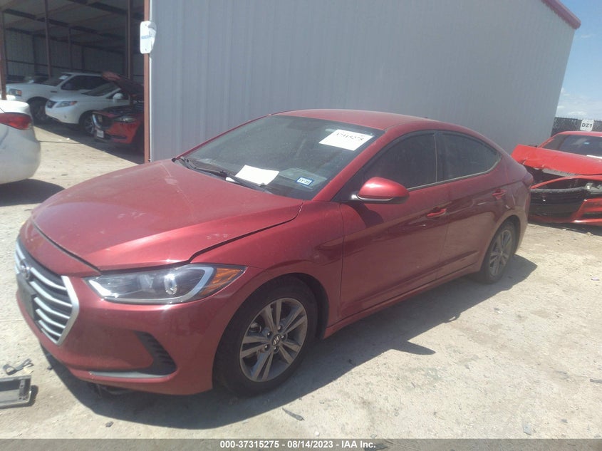 VIN 5NPD84LF2JH245372 2018 HYUNDAI ELANTRA SEL/VALUE/LIMITED