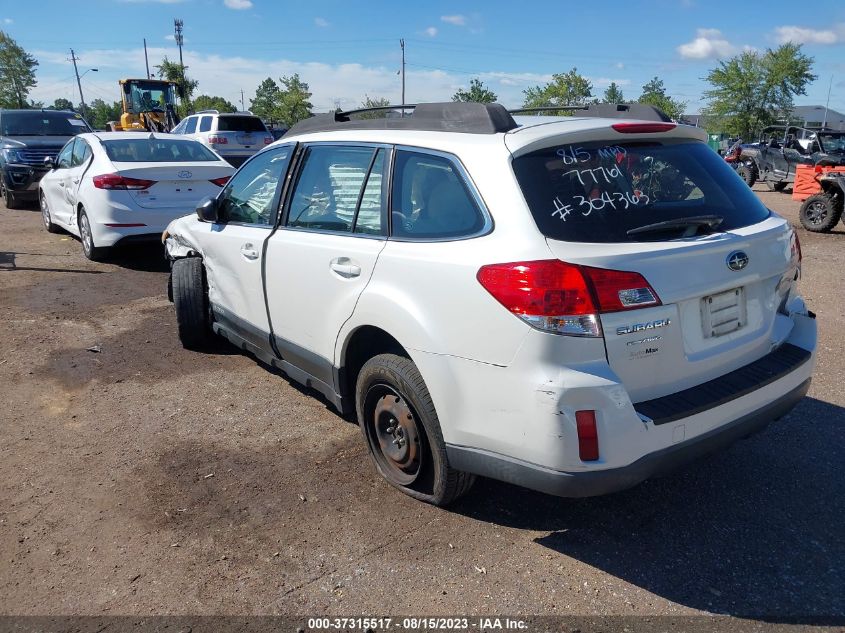 2013 SUBARU OUTBACK 2.5I - 4S4BRCAC8D3304363