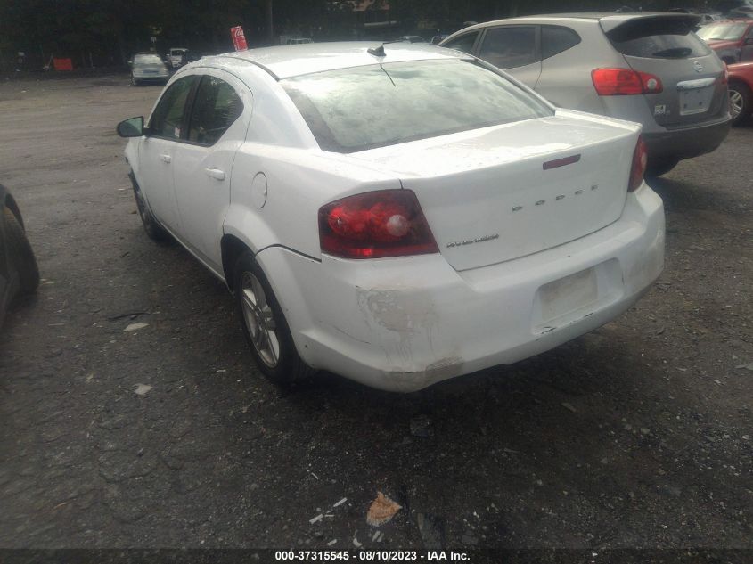 2013 DODGE AVENGER SE - 1C3CDZAB7DN636742