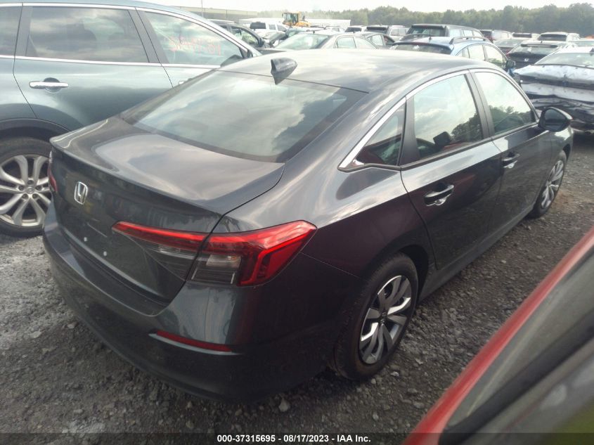 2023 HONDA CIVIC SEDAN LX - 2HGFE2F29PH536999