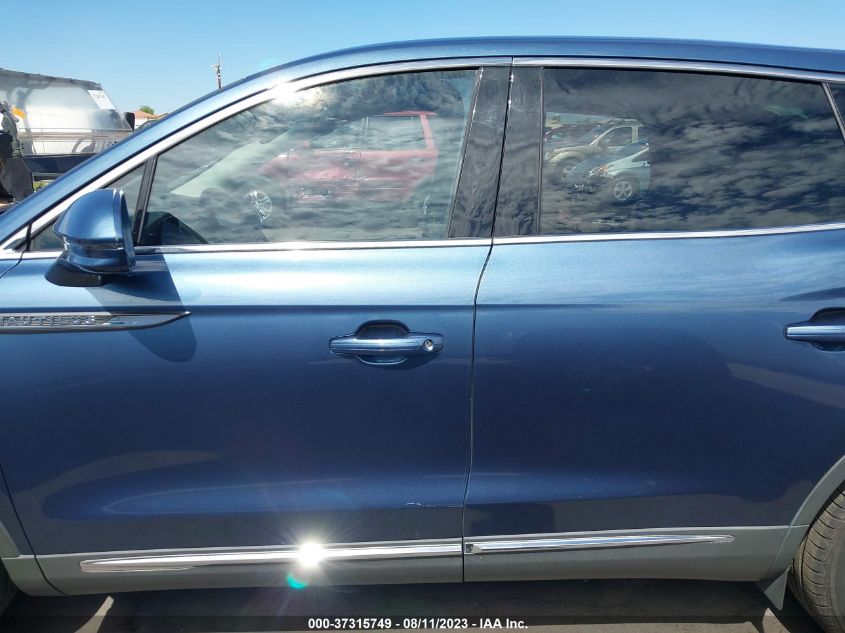 2019 LINCOLN NAUTILUS SELECT - 2LMPJ6K93KBL24829