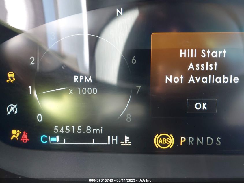2019 LINCOLN NAUTILUS SELECT - 2LMPJ6K93KBL24829