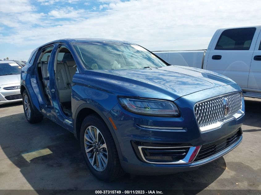 2019 LINCOLN NAUTILUS SELECT - 2LMPJ6K93KBL24829