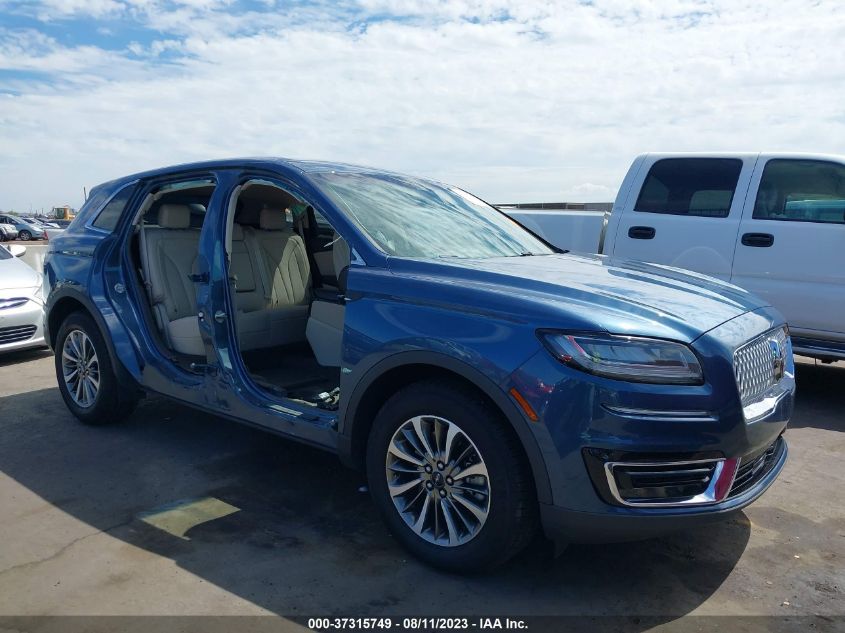 2019 LINCOLN NAUTILUS SELECT - 2LMPJ6K93KBL24829