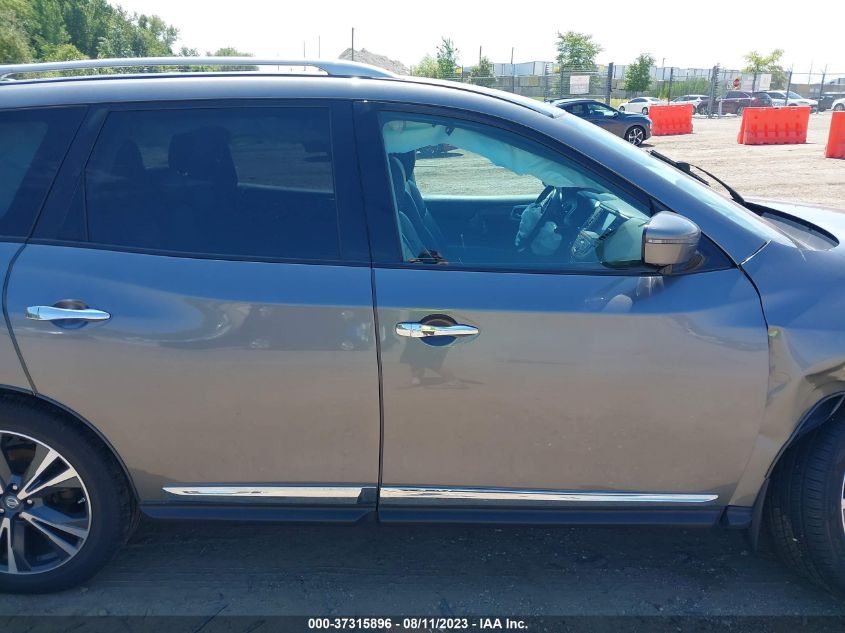 2017 NISSAN PATHFINDER PLATINUM - 5N1DR2MM2HC631628