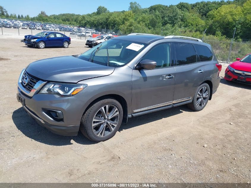 2017 NISSAN PATHFINDER PLATINUM - 5N1DR2MM2HC631628