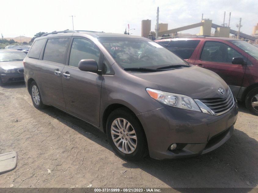 2015 TOYOTA SIENNA XLE/LIMITED - 5TDYK3DC0FS537234