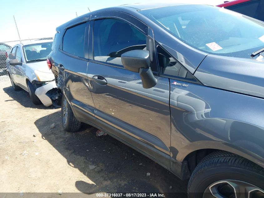 2021 FORD ECOSPORT S - MAJ3S2FE2MC402666