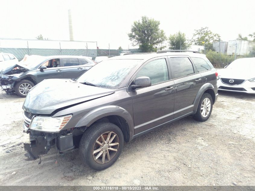 2016 DODGE JOURNEY SXT - 3C4PDCBG5GT165943
