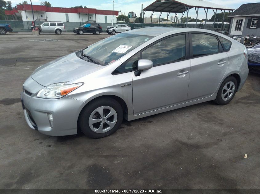2014 TOYOTA PRIUS FOUR/FIVE/THREE/ONE/TWO - JTDKN3DU7E1748013