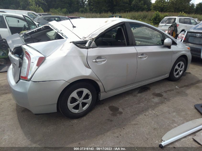 2014 TOYOTA PRIUS FOUR/FIVE/THREE/ONE/TWO - JTDKN3DU7E1748013