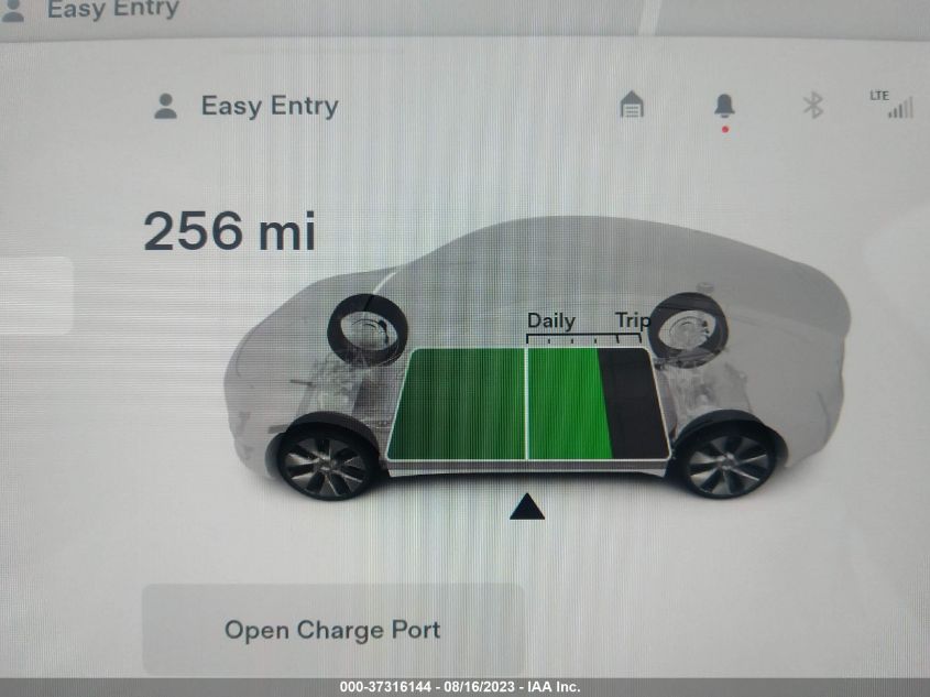 2022 TESLA MODEL Y LONG RANGE - 7SAYGAEEXNF522333