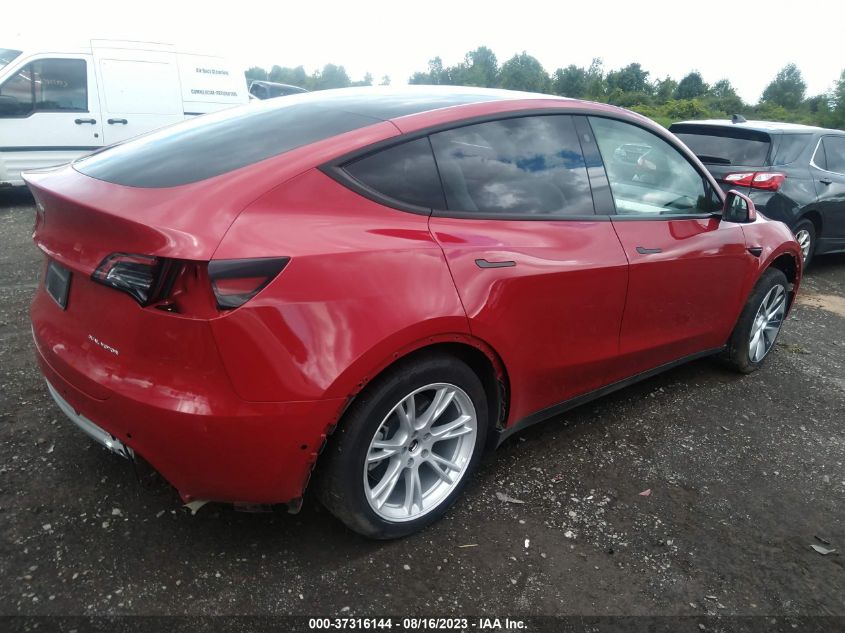 2022 TESLA MODEL Y LONG RANGE - 7SAYGAEEXNF522333