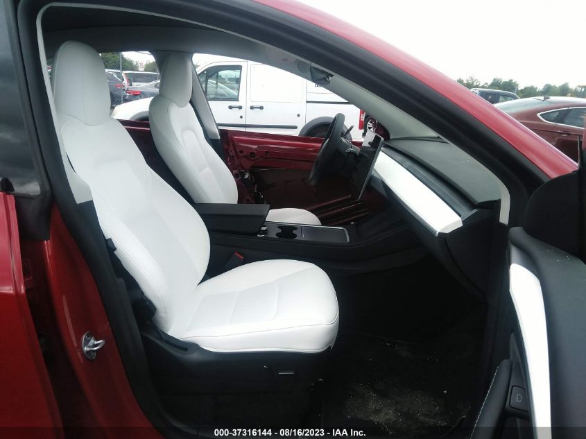 2022 TESLA MODEL Y LONG RANGE - 7SAYGAEEXNF522333