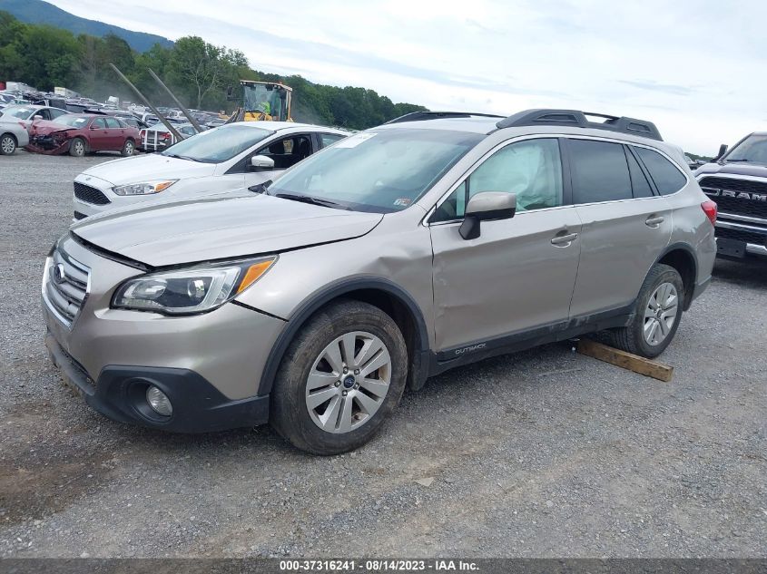 2016 SUBARU OUTBACK 2.5I PREMIUM - 4S4BSBEC4G3337325