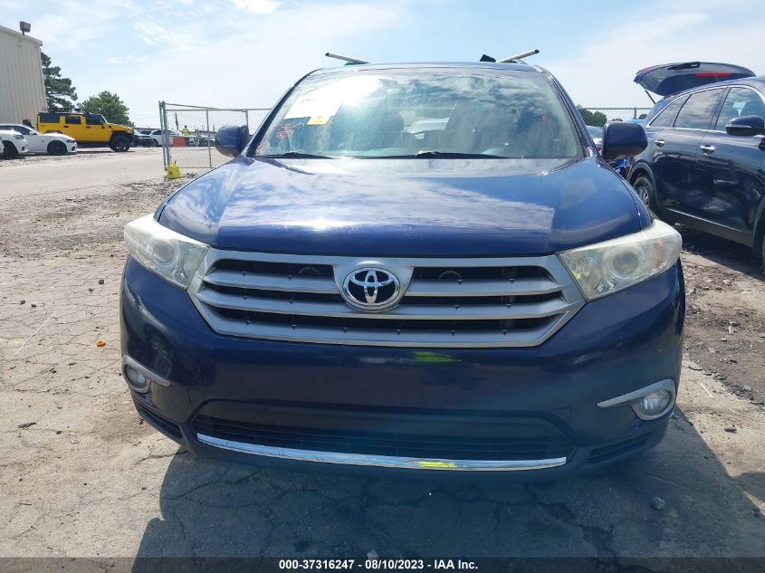 2013 TOYOTA HIGHLANDER LIMITED - 5TDYK3EH1DS132684