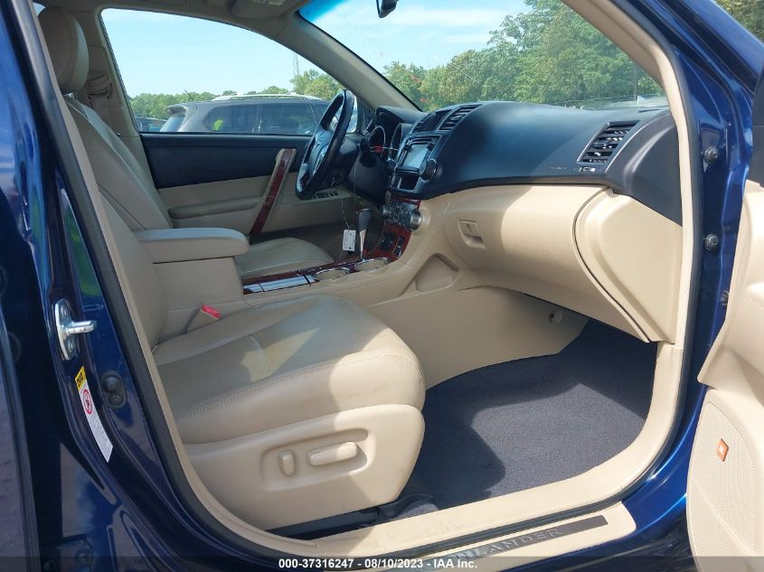2013 TOYOTA HIGHLANDER LIMITED - 5TDYK3EH1DS132684