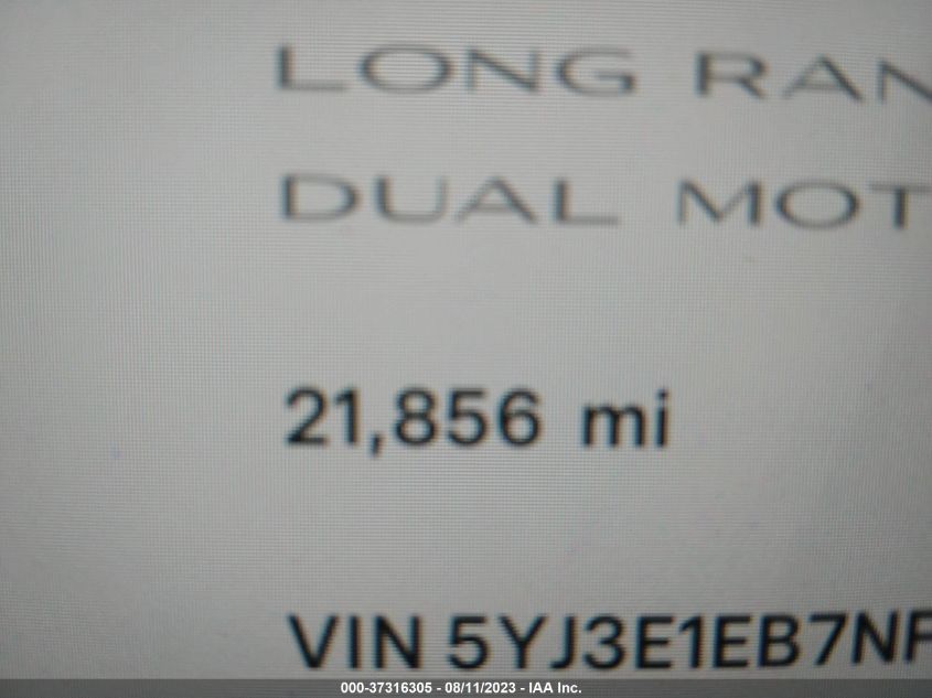 Фото: 5YJ3E1EB7NF104461 - 15