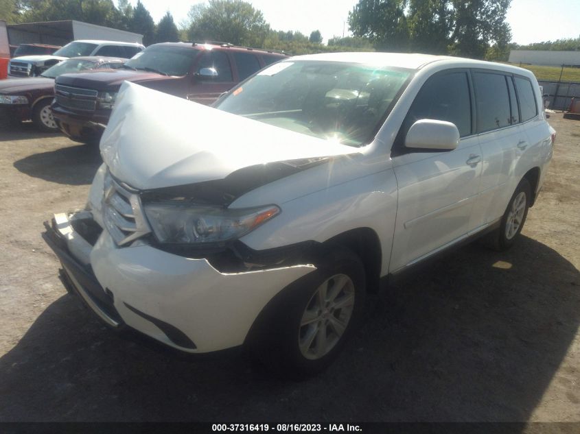 2013 TOYOTA HIGHLANDER - 5TDZA3EH7DS035870