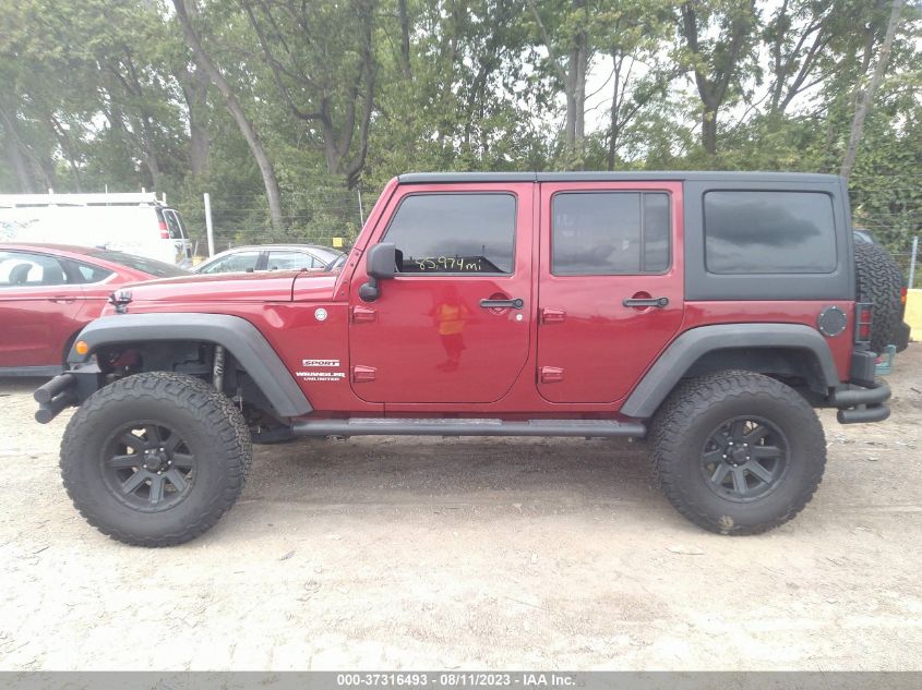 2013 JEEP WRANGLER UNLIMITED SPORT - 1C4BJWDG1DL589516