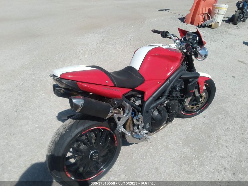 2011 TRIUMPH MOTORCYCLE SPEED TRIPLE SE SMT500PK2BT454394