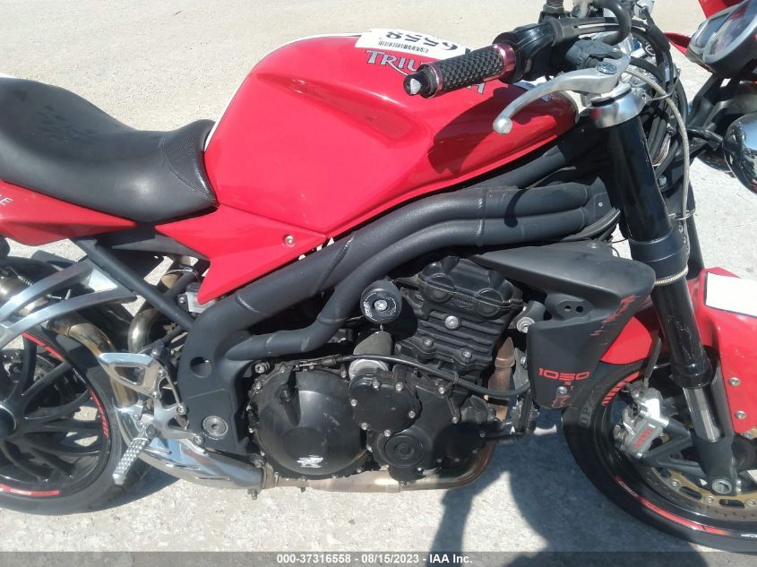 2011 TRIUMPH MOTORCYCLE SPEED TRIPLE SE SMT500PK2BT454394
