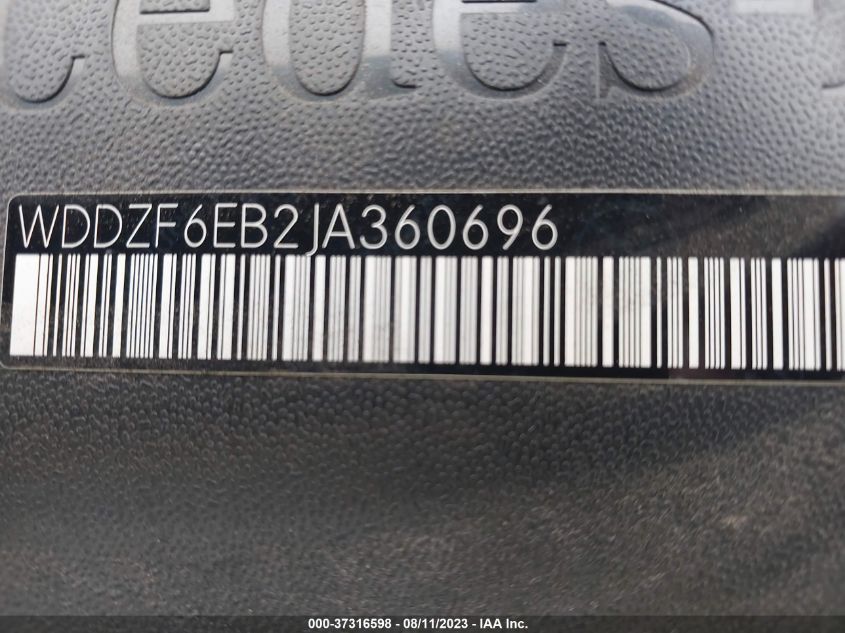 2018 MERCEDES-BENZ E-CLASS AMG E 43 - WDDZF6EB2JA360696