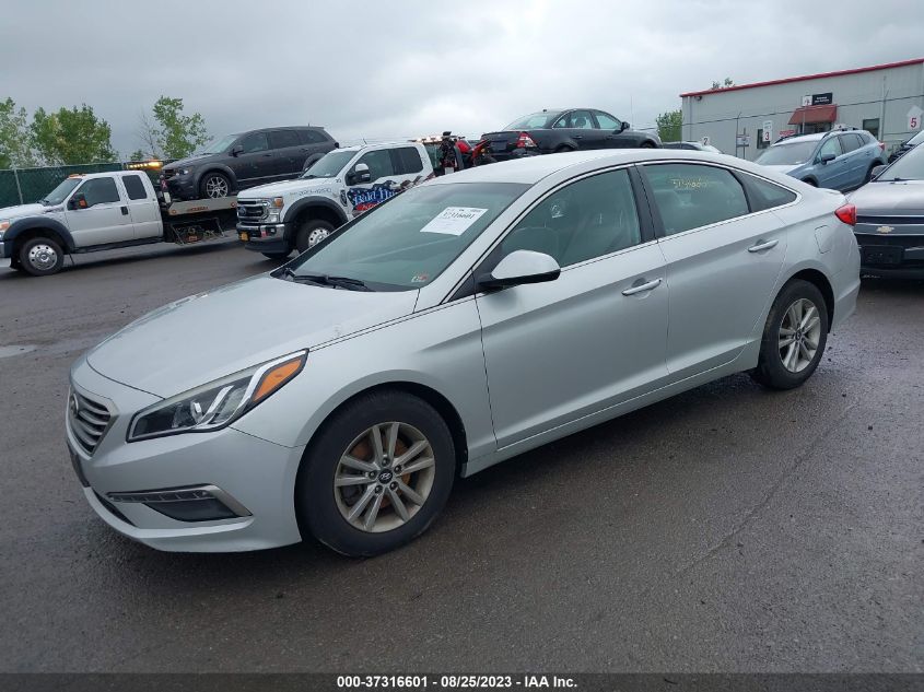 2015 HYUNDAI SONATA 2.4L SE - 5NPE24AF8FH089841