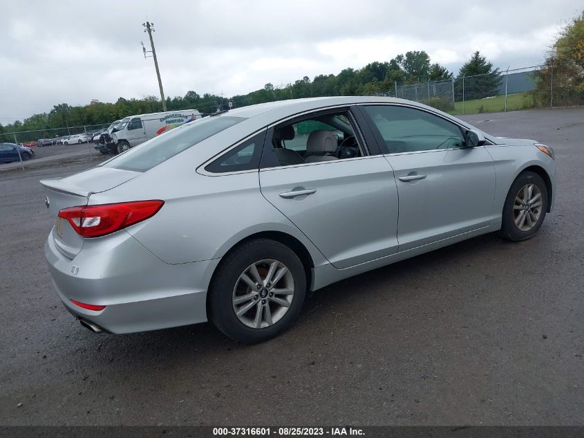 2015 HYUNDAI SONATA 2.4L SE - 5NPE24AF8FH089841