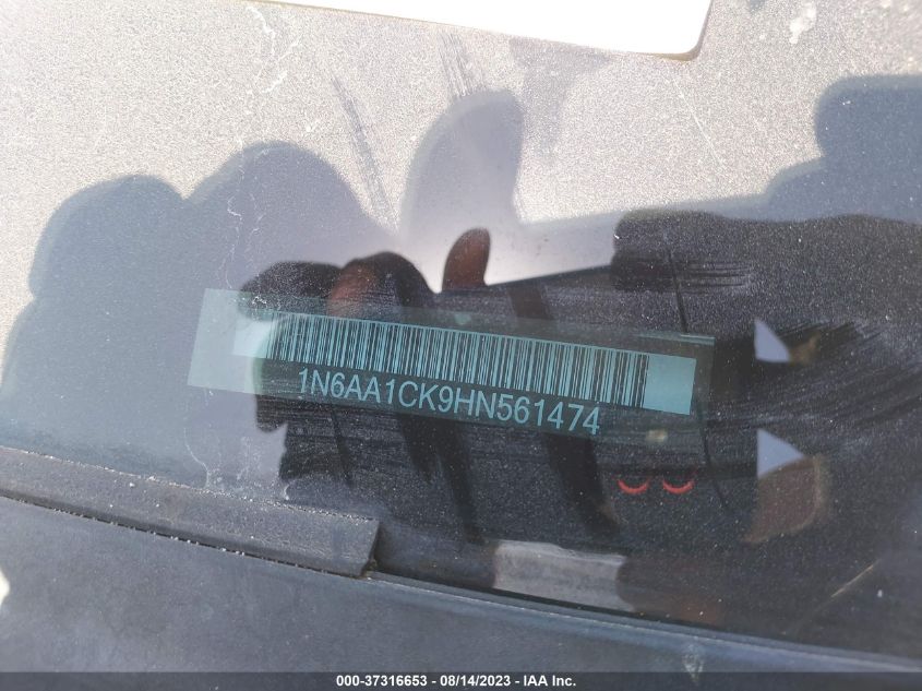 2017 NISSAN TITAN S - 1N6AA1CK9HN561474