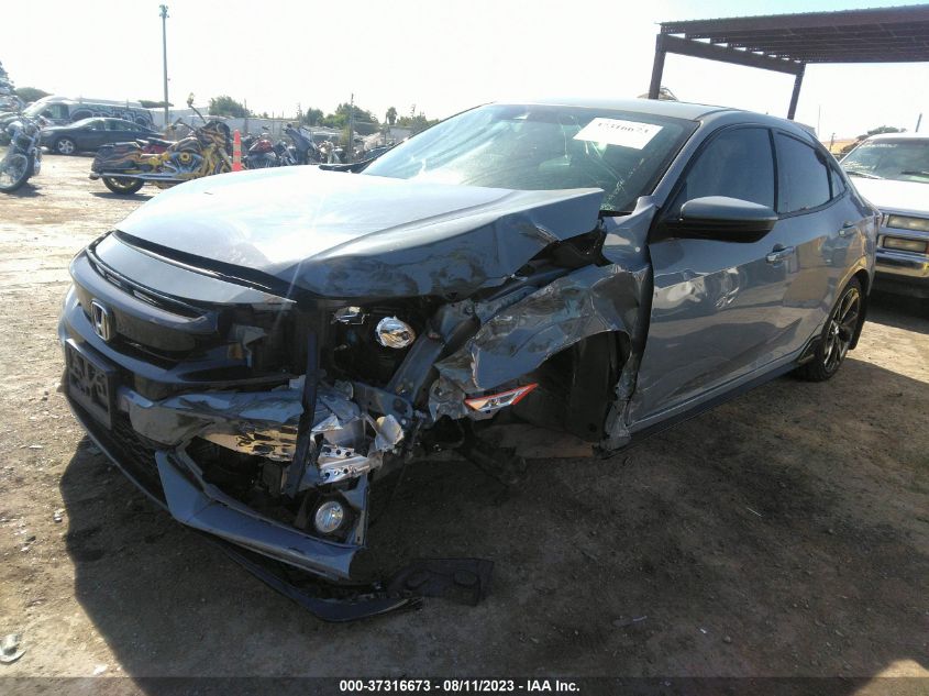 2019 HONDA CIVIC HATCHBACK SPORT - SHHFK7H40KU405279