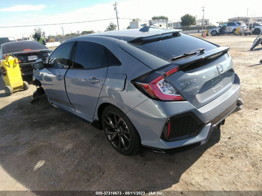 2019 HONDA CIVIC HATCHBACK SPORT - SHHFK7H40KU405279