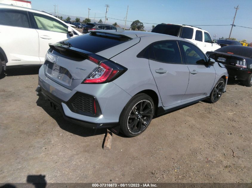 2019 HONDA CIVIC HATCHBACK SPORT - SHHFK7H40KU405279