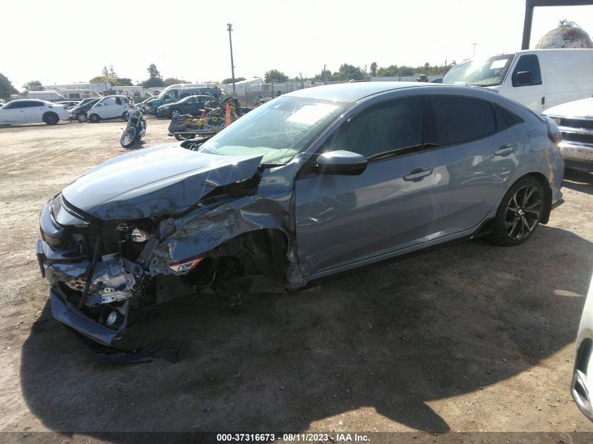 2019 HONDA CIVIC HATCHBACK SPORT - SHHFK7H40KU405279