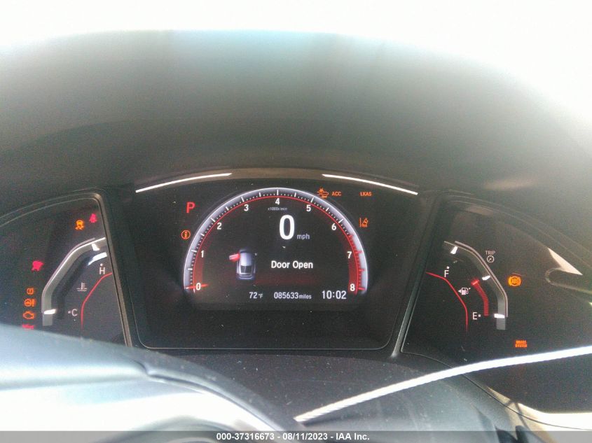 2019 HONDA CIVIC HATCHBACK SPORT - SHHFK7H40KU405279