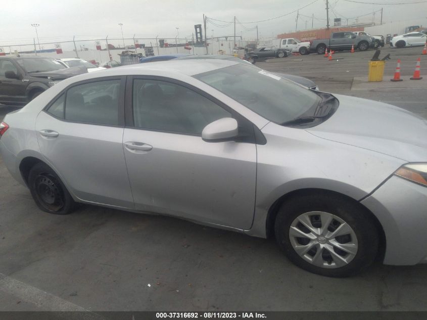2016 TOYOTA COROLLA L/LE/S/S PLUS/LE PLUS - 5YFBURHE9GP390498