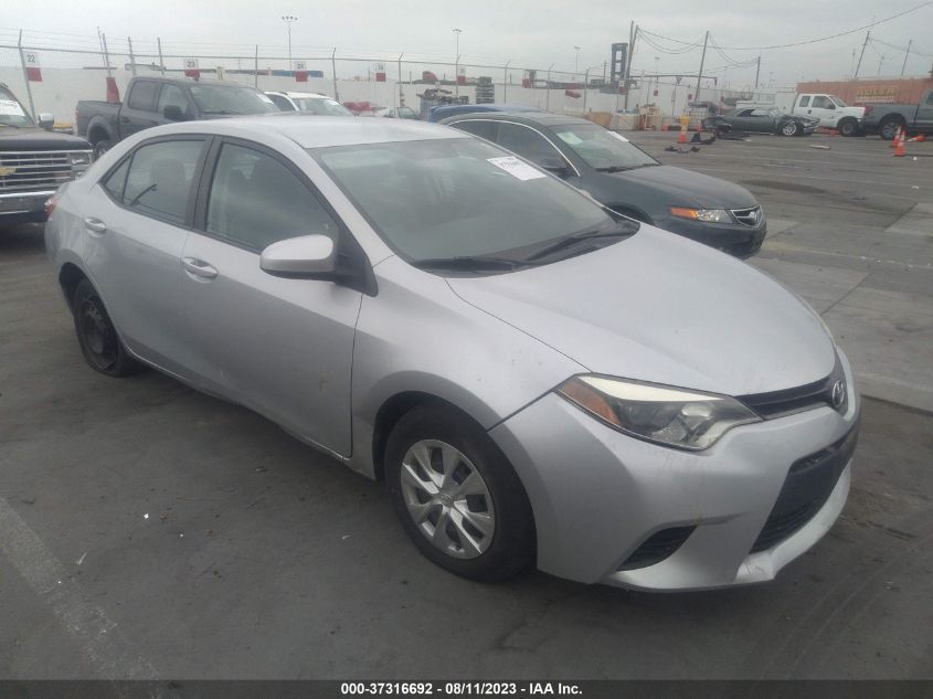 2016 TOYOTA COROLLA L/LE/S/S PLUS/LE PLUS - 5YFBURHE9GP390498