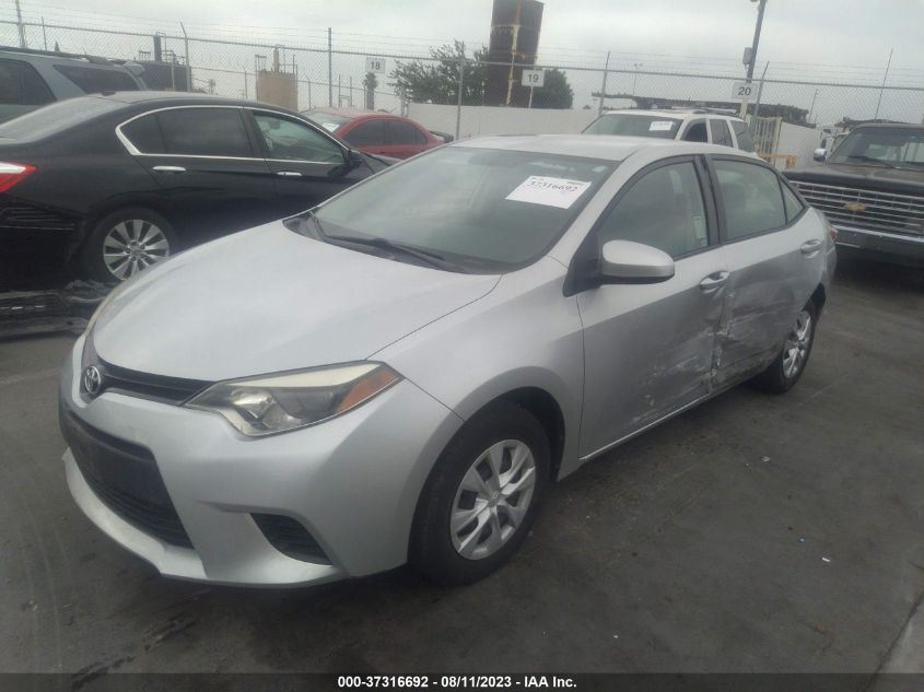 2016 TOYOTA COROLLA L/LE/S/S PLUS/LE PLUS - 5YFBURHE9GP390498