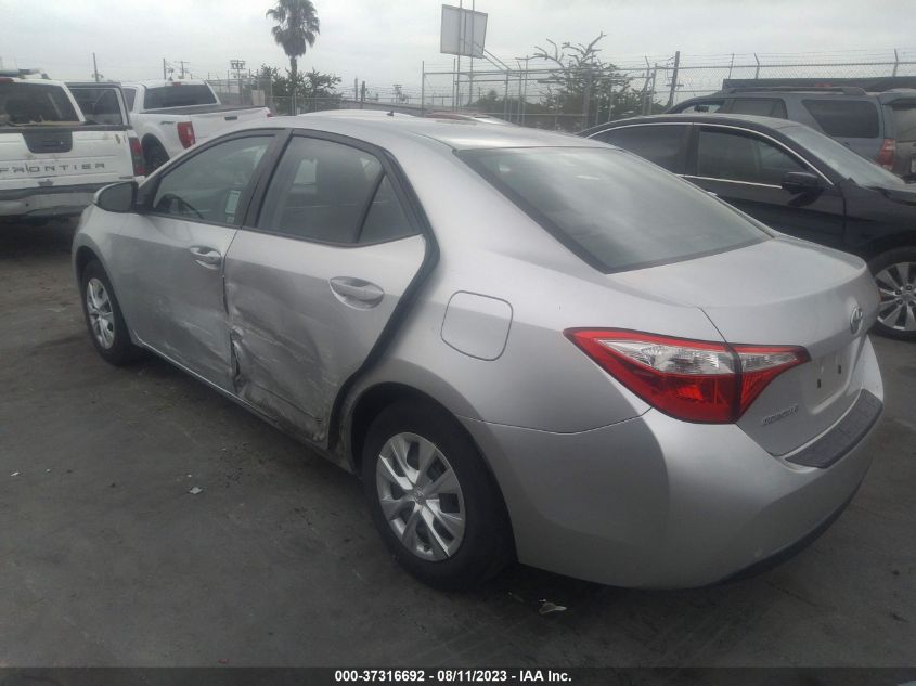 2016 TOYOTA COROLLA L/LE/S/S PLUS/LE PLUS - 5YFBURHE9GP390498