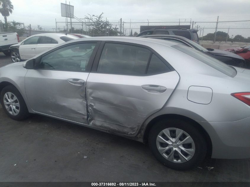 2016 TOYOTA COROLLA L/LE/S/S PLUS/LE PLUS - 5YFBURHE9GP390498