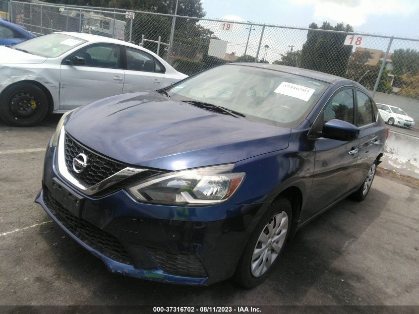 2016 NISSAN SENTRA S - 3N1AB7AP1GY250160