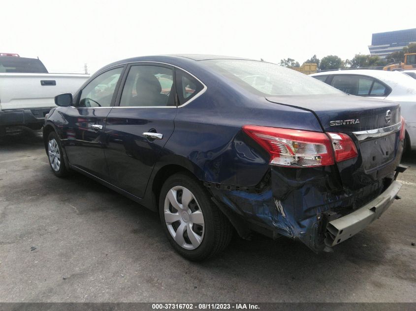 2016 NISSAN SENTRA S - 3N1AB7AP1GY250160