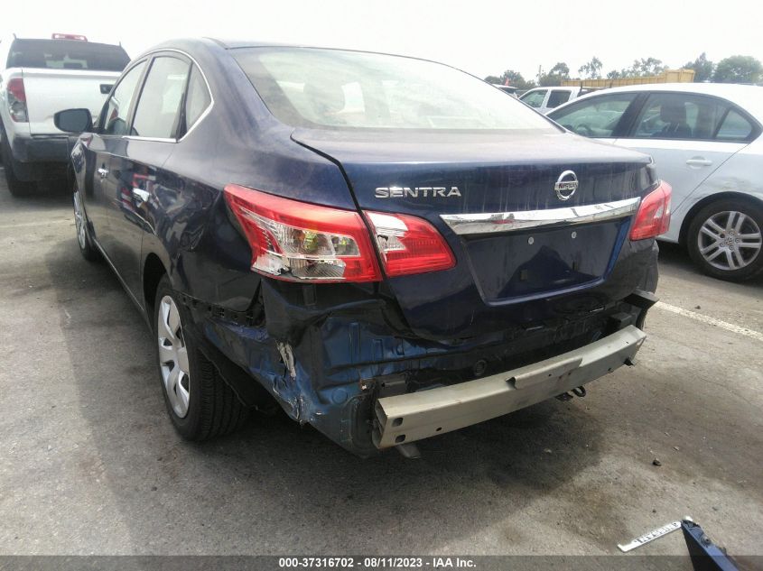 2016 NISSAN SENTRA S - 3N1AB7AP1GY250160